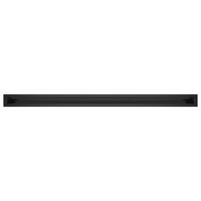 Вентиляционная решетка для камина SAVEN Loft 60х1000 черная Lоft/6/100/Bl фото