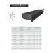 Вентиляционная решетка для камина SAVEN Loft 90х600 графитовая Lоft/9/60/G фото 3