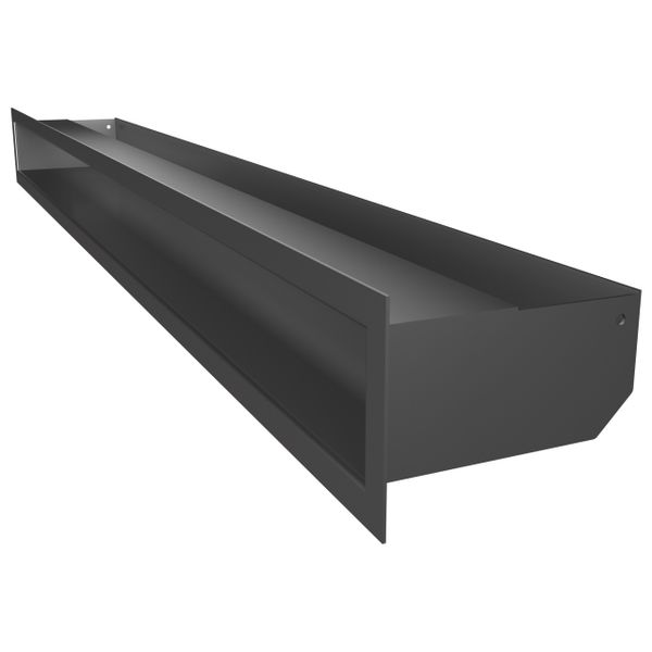 Вентиляционная решетка для камина SAVEN Loft 90х1000 графитовая Lоft/9/100/G фото