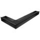 Вентиляционная решетка для камина 95х950х450 SAVEN Loft Angle угловая правая черная LOFT/NP/9,5/95/45/BL фото 1
