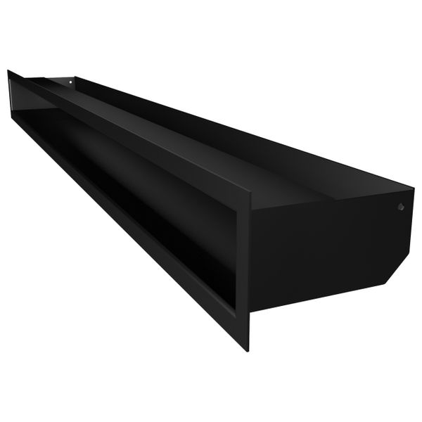 Вентиляционная решетка для камина SAVEN Loft 90х1000 черная Lоft/9/100/Bl фото