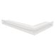 Вентиляційна решітка для каміна 60х400х600 SAVEN Loft Angle кутова ліва біла Loft/NL/6/40/60/W фото 1