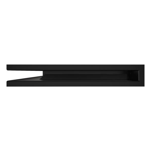 Вентиляционная решетка для камина 60х400х600 SAVEN Loft Angle угловая левая черная Loft/NL/6/40/60/Bl фото