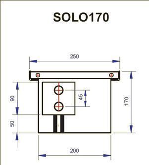 Внутрипольный конвектор REGULUS SOLO 170x600 (ширина 250 мм) r170x600 фото