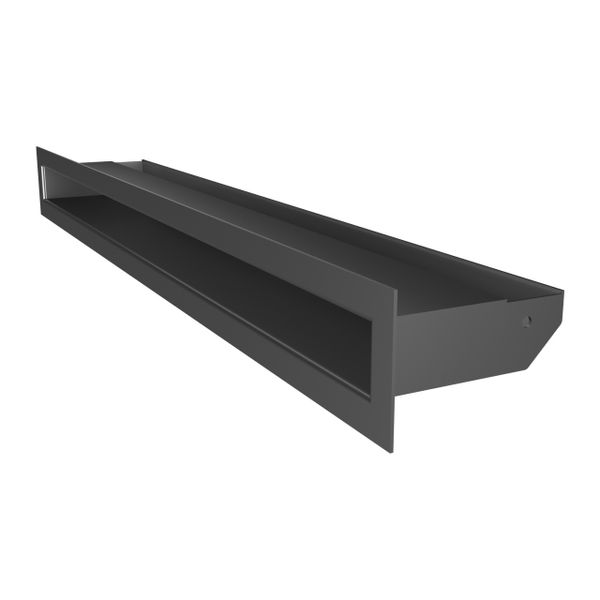 Вентиляционная решетка для камина SAVEN Loft 60х600 графитовая Lоft/6/60/G фото