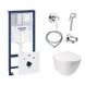 Інсталяція Grohe Rapid SL 38827000 + унітаз Jay QT07335176W + гігієнічний набір Grohe BauClassic 111048 00046477 фото 1