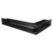 Вентиляційна решітка для каміна 90х400х600 SAVEN Loft Angle кутова ліва чорна Loft/NL/9/40/60/Bl фото 1