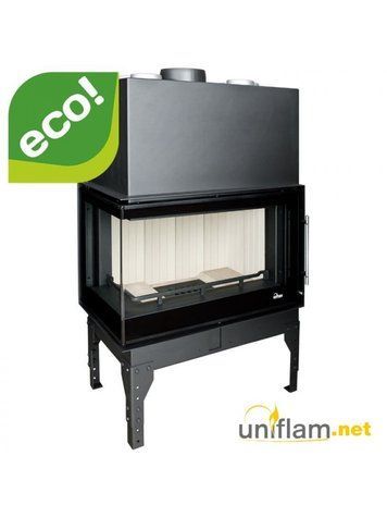 Камінна топка Uniflam 860 EVO LBS ліве скло гнуте ref. 260-183-GS фото