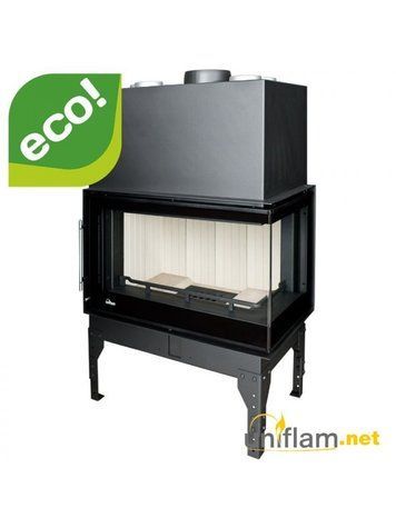 Камінна топка Uniflam 760 EVO PBS праве скло гнуте ref. 260-172-GS фото