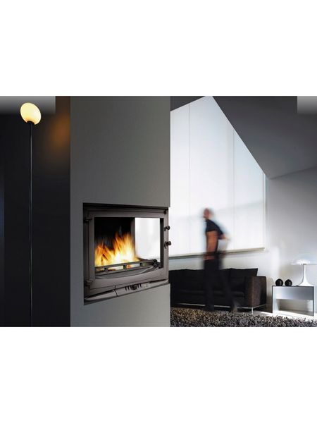 Камінна топка Uniflam 700 SELENIC ліве скло з шибером ref. 601-733 фото