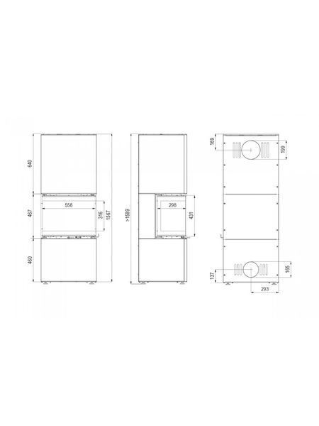 Каминная топка Defro Home INTRA XSM C ver. COMPACT 1 Золотая INTRA XSM C ver. COMPACT 1 Золотая фото