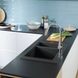Кухонна мийка Hansgrohe S510-F635 770х510 на дві чаші 180/450 Graphiteblack (43315170) 00053733 фото 3