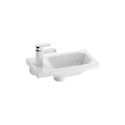 Раковина для ванної Ravak CHROME MINI L Білий з отвором (XJGL1100000) 00028389 фото