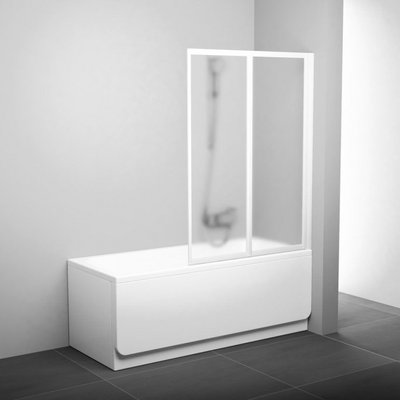 Шторка для ванни Ravak VS2 105 Білий RAIN (796M010041) 00028914 фото