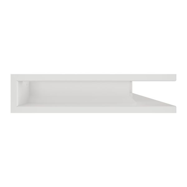 Вентиляційна решітка для каміна 90х600х400 SAVEN Loft Angle кутова права біла Loft/NP/9/60/40/W фото