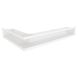 Вентиляційна решітка для каміна 90х600х400 SAVEN Loft Angle кутова права біла Loft/NP/9/60/40/W фото 1