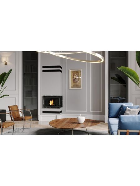 Камінна топка Defro Home IMPULS SM BP G (чорний шамот) IMPULS SM BP G фото