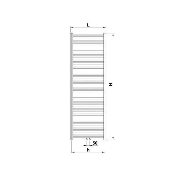 Водяна сушка для рушників Korado Koralux Linear Comfort-M, 1820x450 00024505 фото