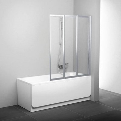 Шторка для ванни Ravak VS3 100 Білий RAIN (795P010041) 00028920 фото