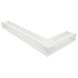 Вентиляційна решітка для каміна 95х800х450 SAVEN Loft Angle кутова ліва біла LOFT/NL/9,5/45/95/W фото 1