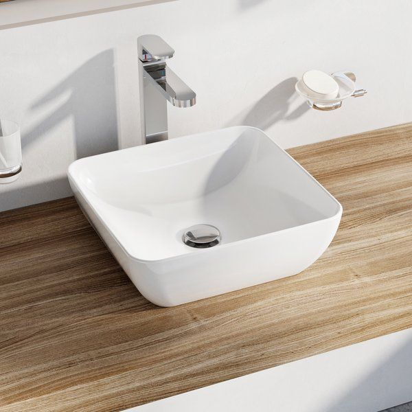 Раковина для ванної RAVAK Uni 380 S Slim Білий (XJX01138001) 00045012 фото