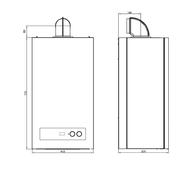 Котел газовый AIRFEL DigiFEL DUO 24 кВт DigiFEL DUO 24 фото