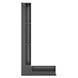 Вентиляційна решітка для каміна 95х800х450 SAVEN Loft Angle кутова ліва чорна LOFT/NL/9,5/45/95/BL фото 3