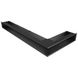 Вентиляційна решітка для каміна 95х800х450 SAVEN Loft Angle кутова ліва чорна LOFT/NL/9,5/45/95/BL фото 1