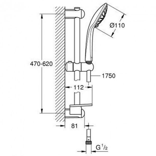 Grohe Euphoria 110 Massage 27231001 00047080 фото