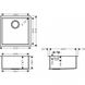 Кухонна мийка Hansgrohe S719-U400 під стільницю 450х450 см (43425800) Stainless Steel 00053781 фото 2