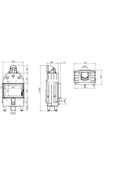 Камінна топка Defro Home INTRA SM Mini INTRA SM Mini фото