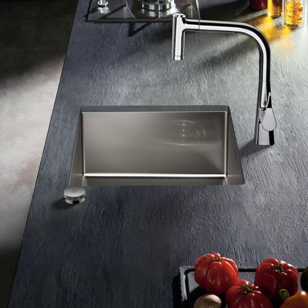 Кухонна мийка Hansgrohe S719-U450 під стільницю 500х450 сталь (43426800) Stainless Steel 00053782 фото