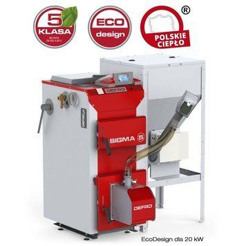 Твердотопливный котел Defro SIGMA EKOPELL 20 kw Defro SIGMA EKOPELL 20 kw фото