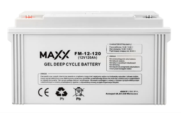 Акумулятор MAXX Gel 120 AH MAXX Gel 120 фото