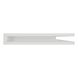 Вентиляційна решітка для каміна 60х600х400 SAVEN Loft Angle кутова права біла Loft/NP/6/60/40/W фото 3