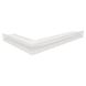Вентиляційна решітка для каміна 60х600х400 SAVEN Loft Angle кутова права біла Loft/NP/6/60/40/W фото 1