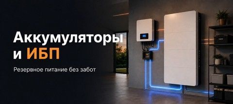Аккумуляторы и источники бесперебойного питания