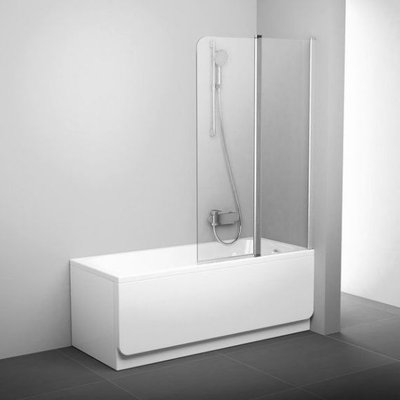 Шторка для ванни Ravak CVS2-100 R Білий TRANSPARENT (7QRA0100Z1) 00028899 фото