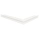 Вентиляційна решітка для каміна 60х600х800 SAVEN Loft Angle кутова ліва біла Loft/NL/6/60/80/W фото 1