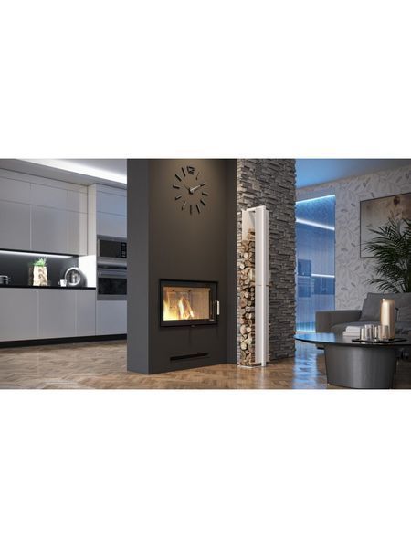 Каминная топка Defro Home INTRA ME SLIM (черный машот) INTRA SLIM ME (чорний шамот) фото