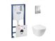 Інсталяція Grohe Rapid SL 38772001 + унітаз Qtap Jay QT07335176W 00046468 фото 1