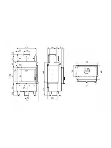 Каминная топка с водяным контуром Defro Home NAVI SM NAVI SM фото