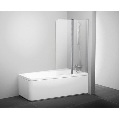 Шторка для ванни Ravak 10 CVS2-100 R Білий TRANSPARENT (7QRA0103Z1) 00028855 фото