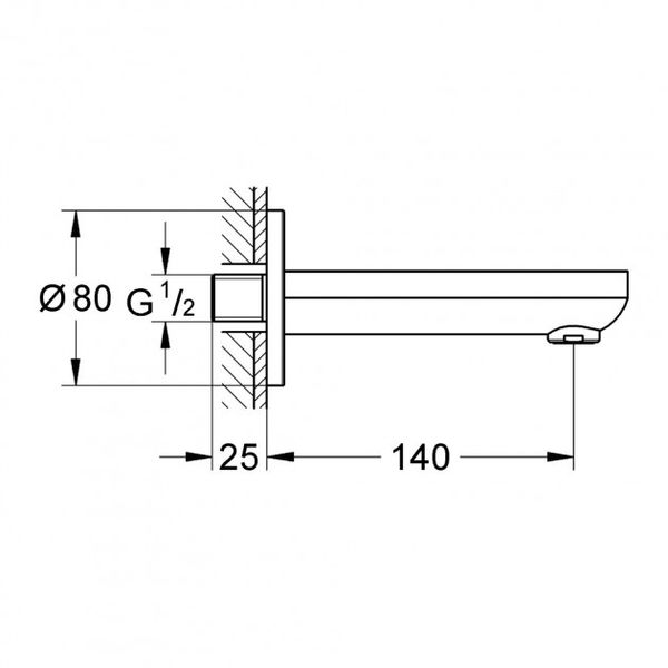 Grohe BauCosmopolitan 13255000 00045065 фото