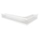 Вентиляційна решітка для каміна 90х400х600 SAVEN Loft Angle кутова ліва біла Loft/NL/9/40/60/W фото 1