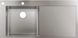 Кухонна мийка Hansgrohe S718-F450 на стільницю 2х35Ø 1045х510, полиця зліва Stainless Steel (43332800) 00053780 фото 1