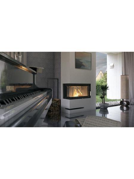 Каминная топка Defro Home INTRA ME BL SLIM (черный шамот) INTRA SLIM ME BL (чорний шамот) фото