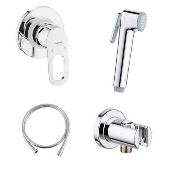 Інсталяція Grohe Rapid SL 38827000 + унітаз Crow QT05335170W + гігієнічний набір Grohe BauLoop 111042 00046493 фото