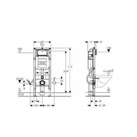 Установка Geberit Duofix 111.350.00.5 00028972 фото