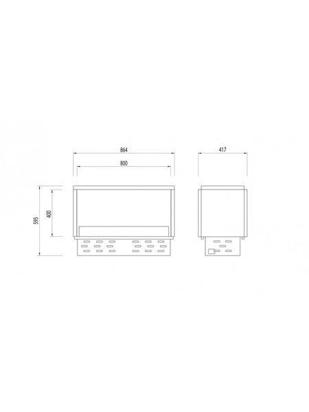 Біокамін GlammFire GLAMMBOX EVOPlus 2000 DF тунель PJ00191 фото